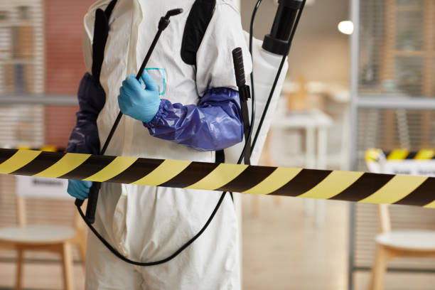 Professional Biohazard Cleanup technician working in Zionsville, IN